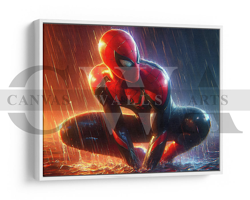 Spider-Man The Towering Hero Canvas Wall Art