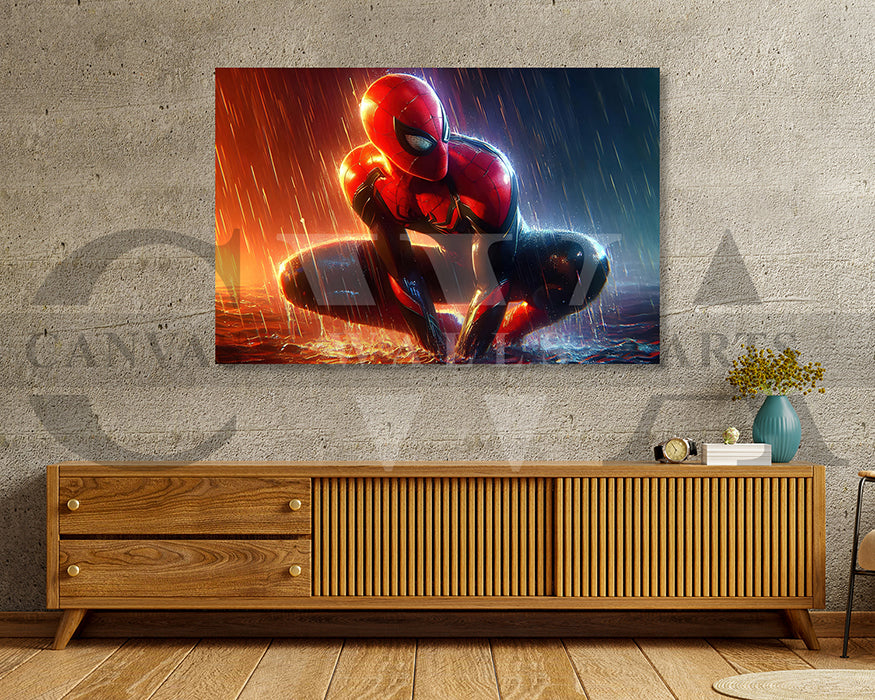 Spider-Man The Towering Hero Canvas Wall Art