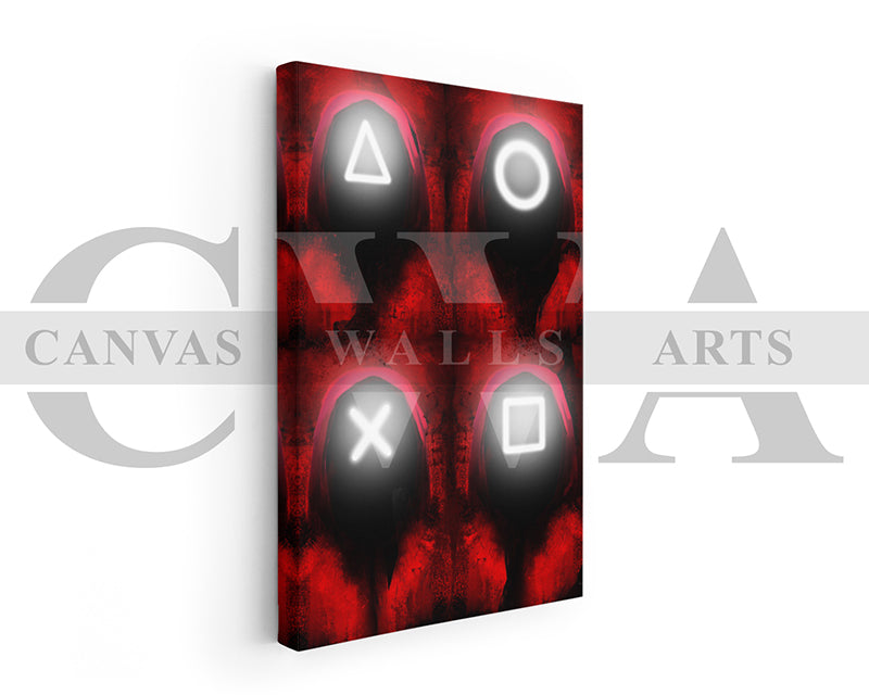 Squid Game Canvas Wall Art Movie Poster