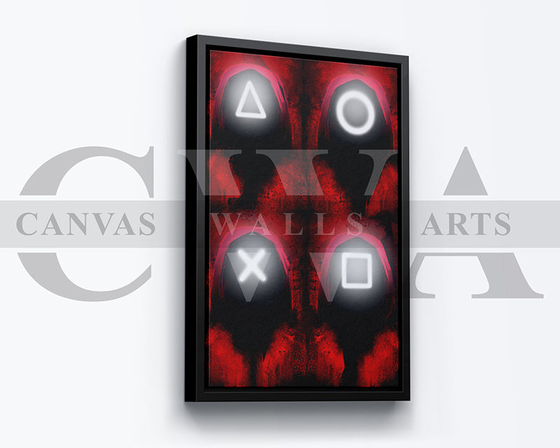 Squid Game Canvas Wall Art Movie Poster