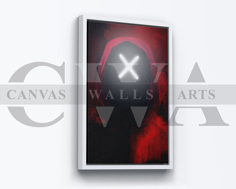 Squid Game X Canvas Wall Art Movie Poster