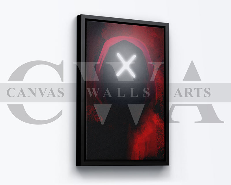Squid Game X Canvas Wall Art Movie Poster
