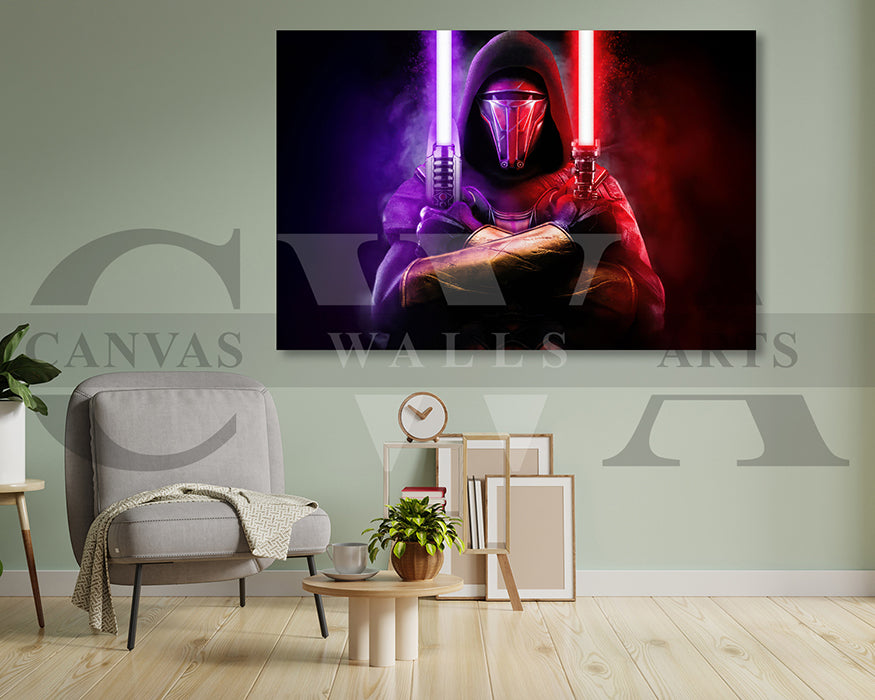 Star Wars Revan Was A Jedi Knight Canvas Wall Art