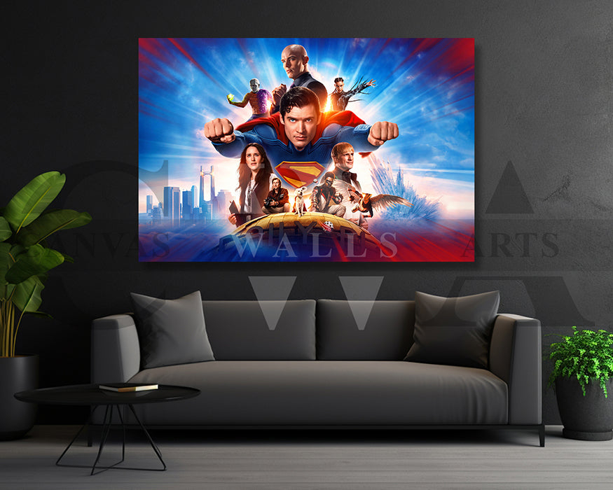 Superman Canvas Wall Art