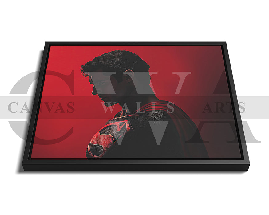 Superman On The Hunt Canvas Wall Art