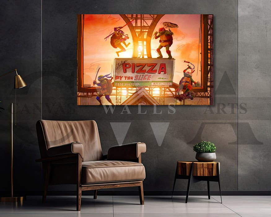 Teenage Mutant Ninja Turtles Mutant Mayhem Canvas Wall Art