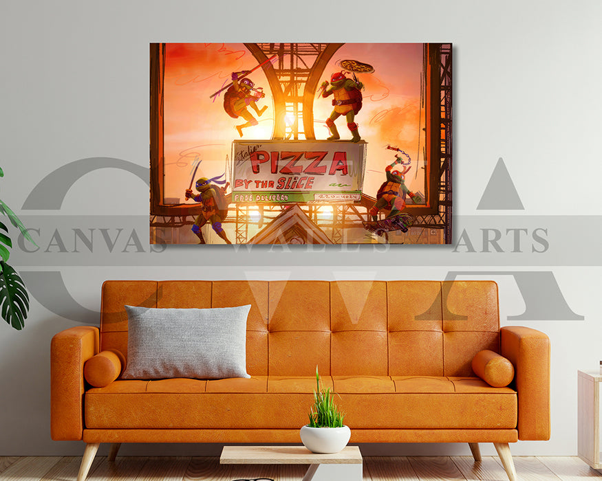 Teenage Mutant Ninja Turtles Mutant Mayhem Canvas Wall Art
