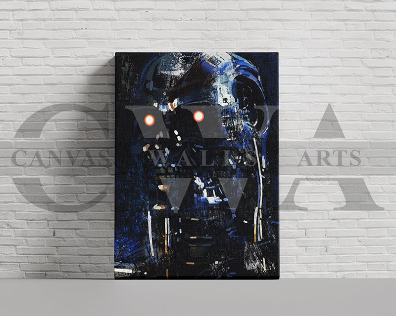 Terminator T800 Canvas Wall Art Movie Poster
