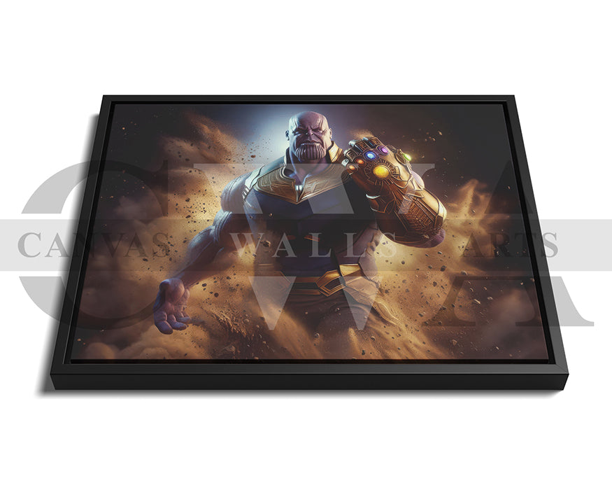 Thanos The Chaotic King Canvas Wall Art