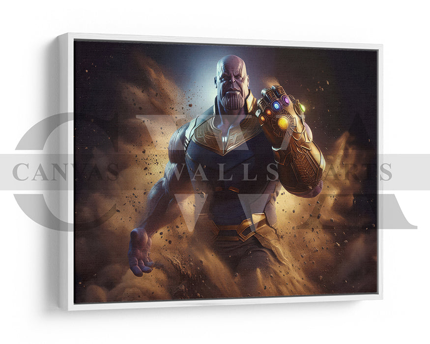 Thanos The Chaotic King Canvas Wall Art