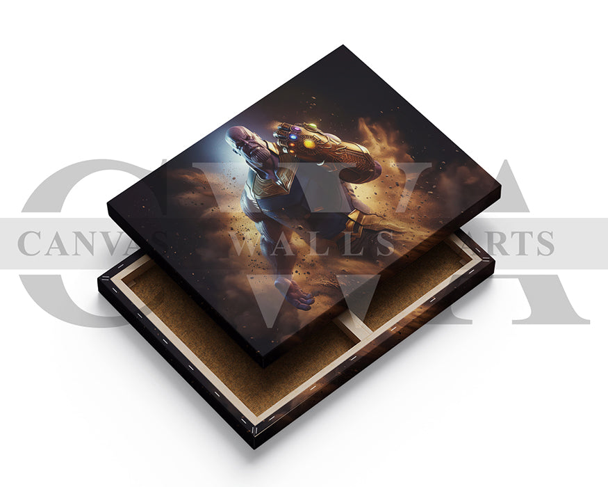 Thanos The Chaotic King Canvas Wall Art