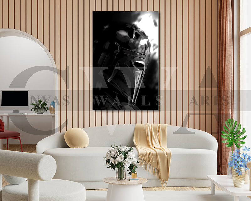 The Armorer Canvas Wall Art Abstract Movie Poster Print