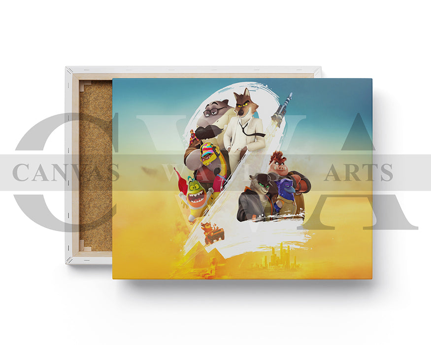 The Bad Guys 2 Canvas Wall Art