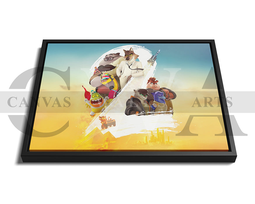 The Bad Guys 2 Canvas Wall Art