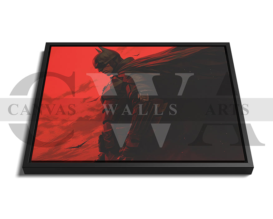 The Batman A Titan Of Justice Canvas Wall Art