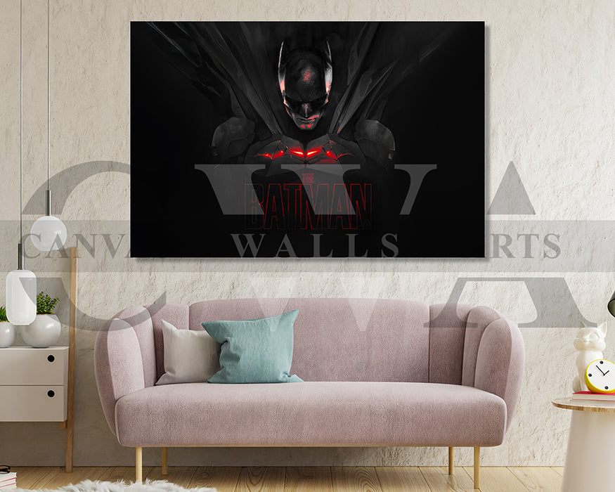 The Batman Caped Crusader Dawn Canvas Wall Art