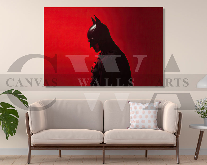 The Batman On The Hunt Canvas Wall Art