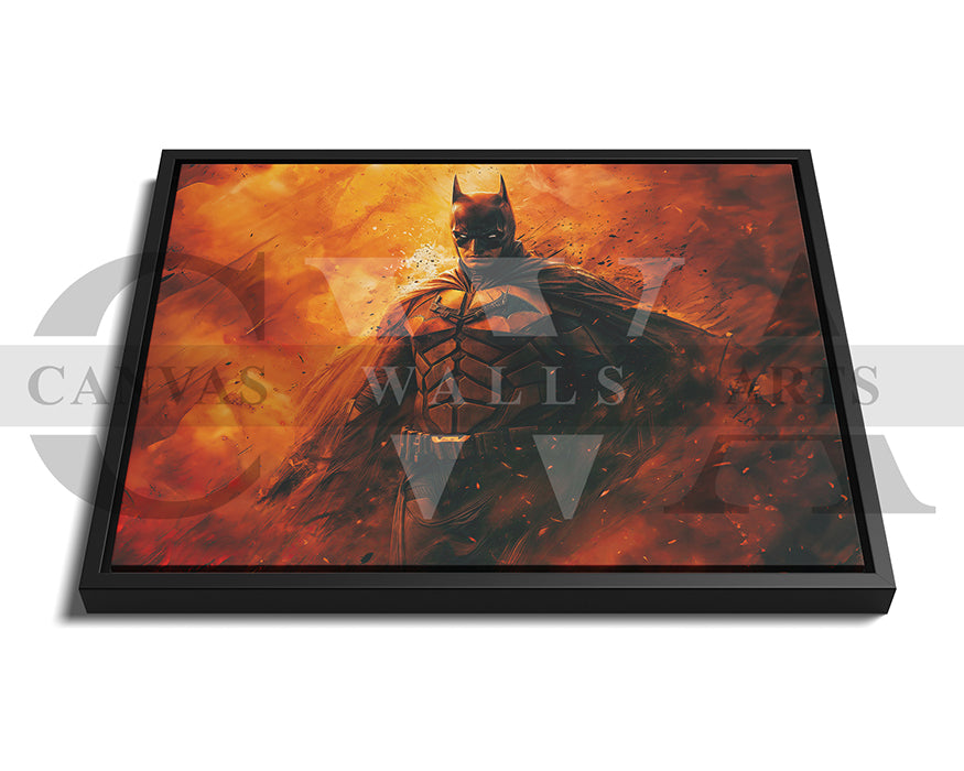The Batman Shadows Of Justice Canvas Wall Art