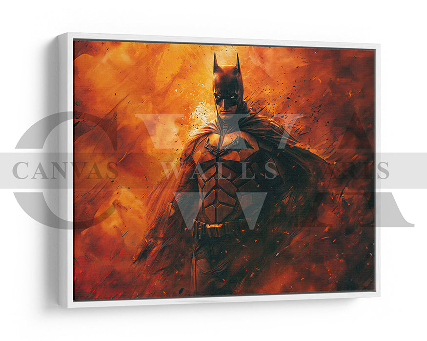 The Batman Shadows Of Justice Canvas Wall Art