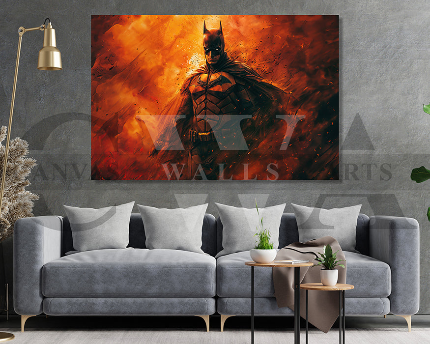 The Batman Shadows Of Justice Canvas Wall Art