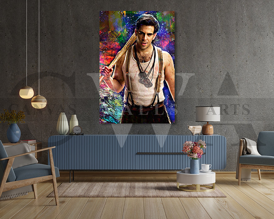The Bear Jew Canvas Wall Art Abstract Movie Poster Print