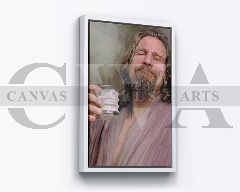 The Big Lebowski Canvas Wall Art Abstract Movie Poster Print