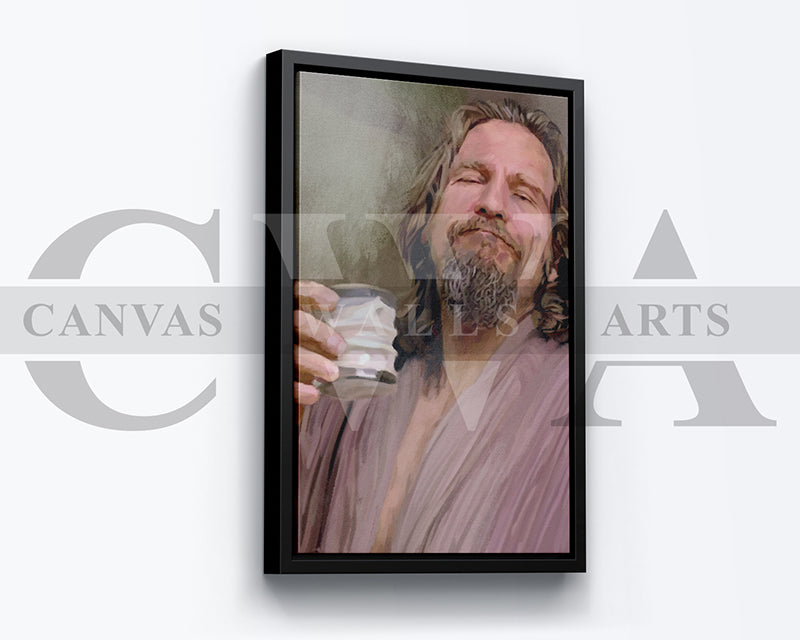 The Big Lebowski Canvas Wall Art Abstract Movie Poster Print