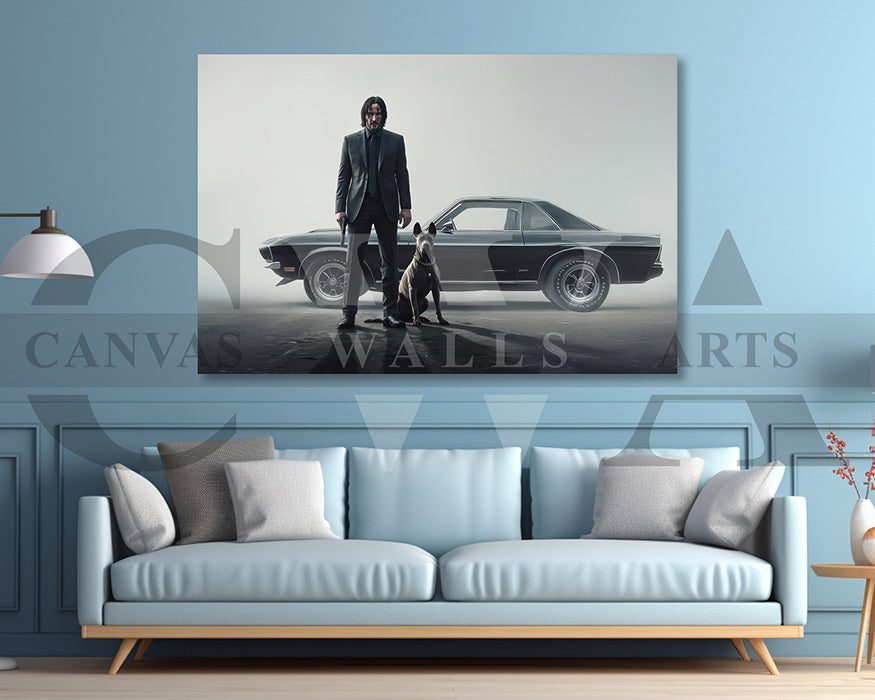 The Boogeyman Canvas Wall Art