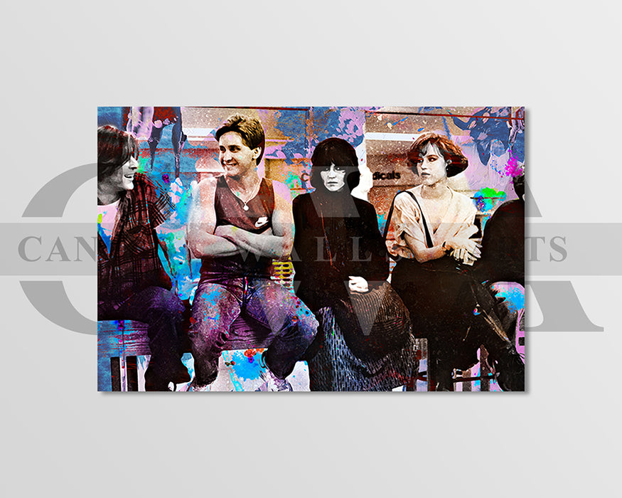 The Breakfast Club Canvas Wall Art Abstract Movie Poster