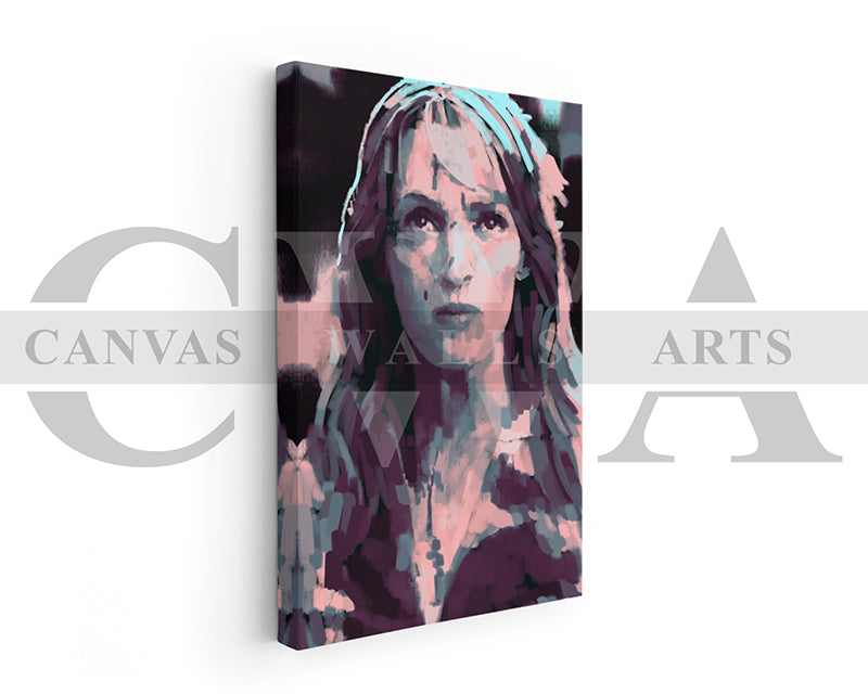 The Bride Canvas Wall Art Abstract Movie Poster Print