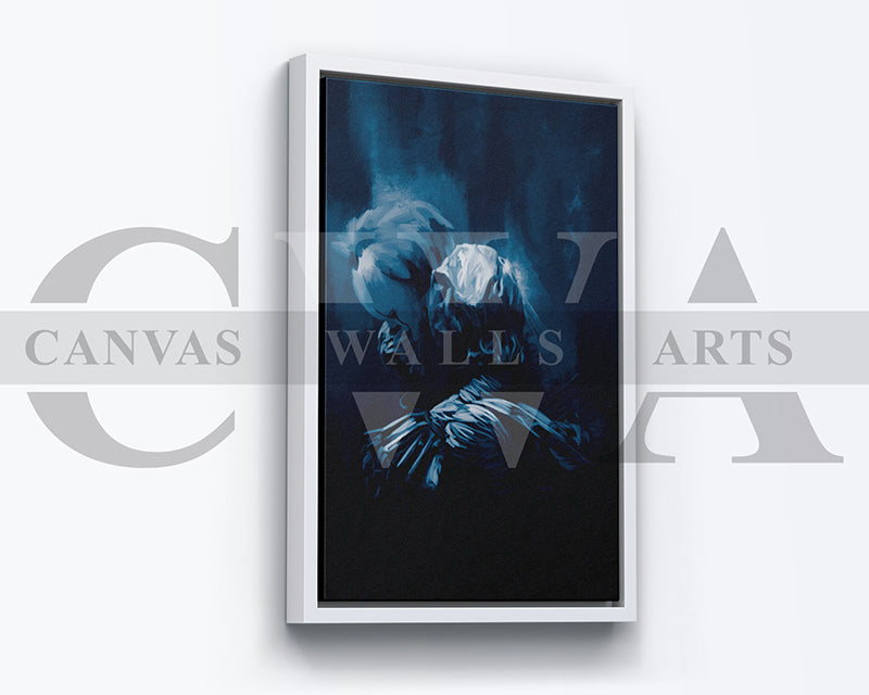 The Clown Canvas Wall Art Abstract Movie Poster Print