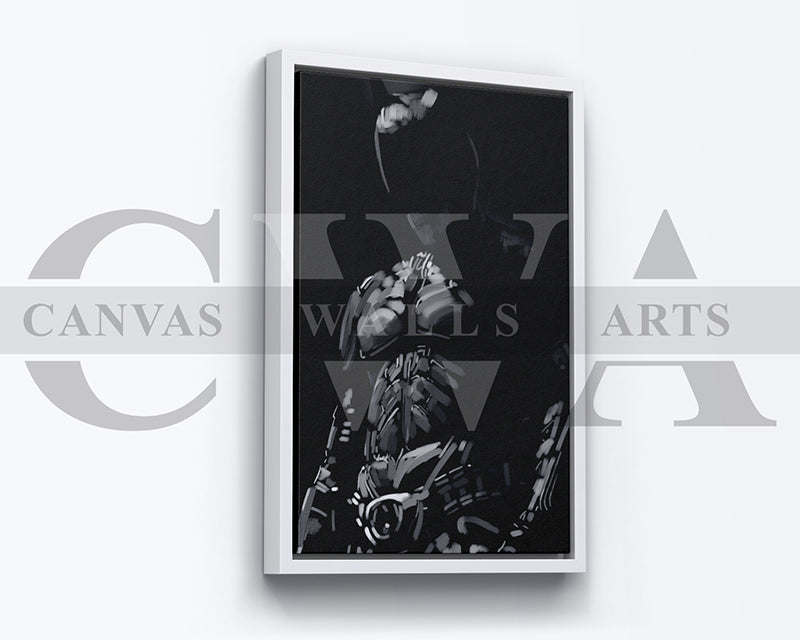 The Dark Knight Canvas Wall Art Abstract Movie Poster