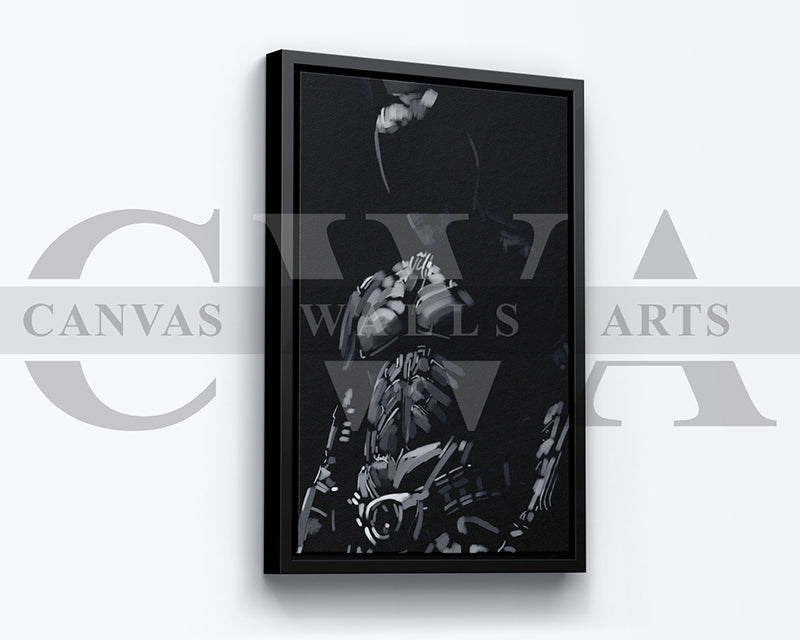 The Dark Knight Canvas Wall Art Abstract Movie Poster