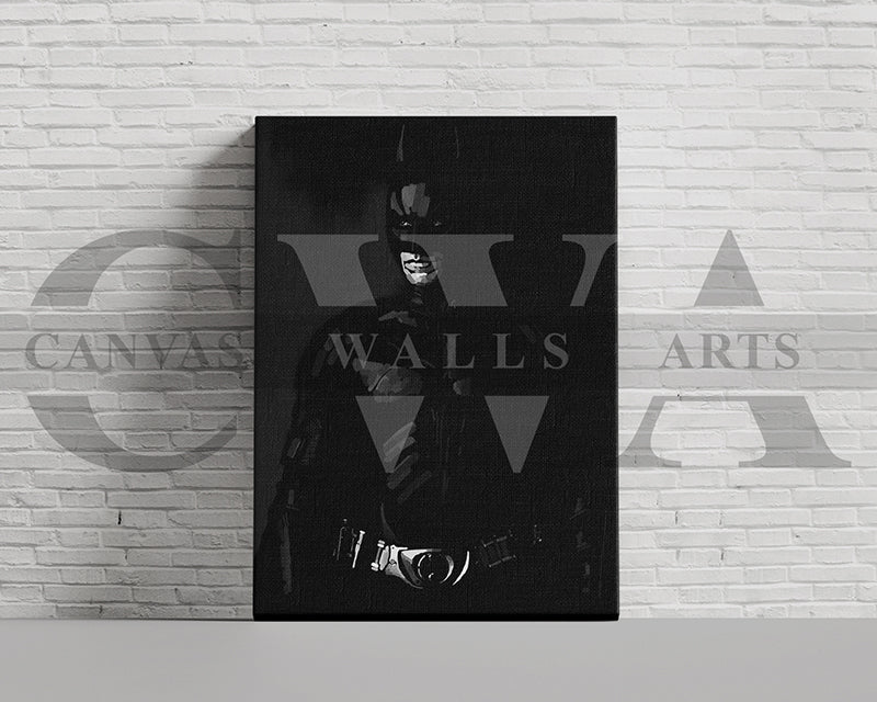 The Dark Knight Canvas Wall Art Movie Poster Print