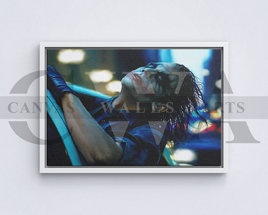 The Dark Knight Jocker Canvas Wall Art Movie Poster