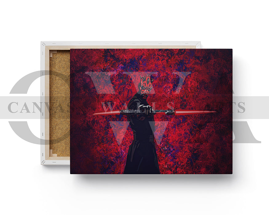 The Darth Maul Canvas Wall Art
