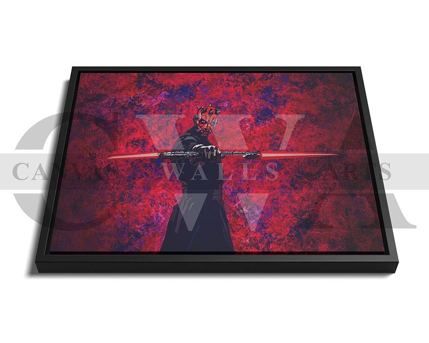 The Darth Maul Canvas Wall Art