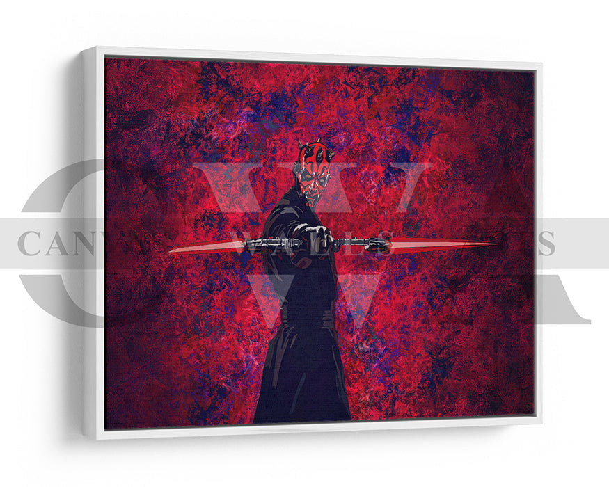 The Darth Maul Canvas Wall Art