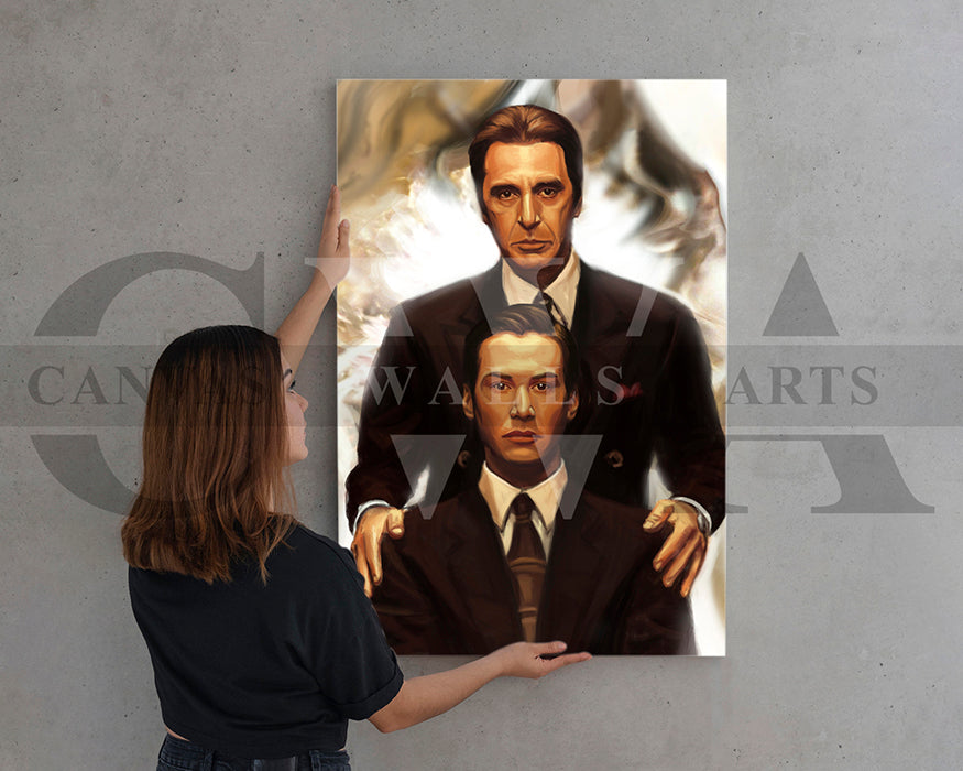 The Devil's Advocate Canvas Wall Art