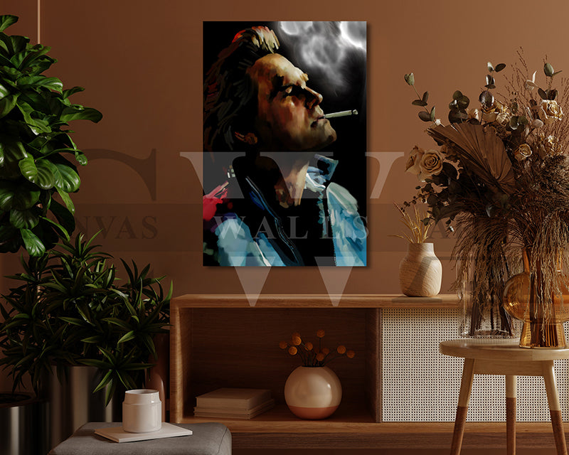 The Driver Canvas Wall Art Abstract Movie Poster Print