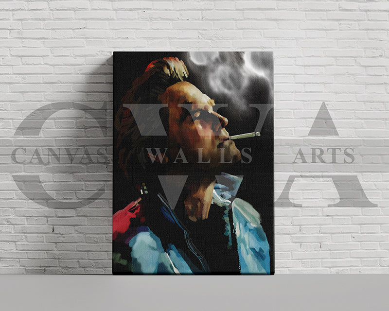 The Driver Canvas Wall Art Abstract Movie Poster Print