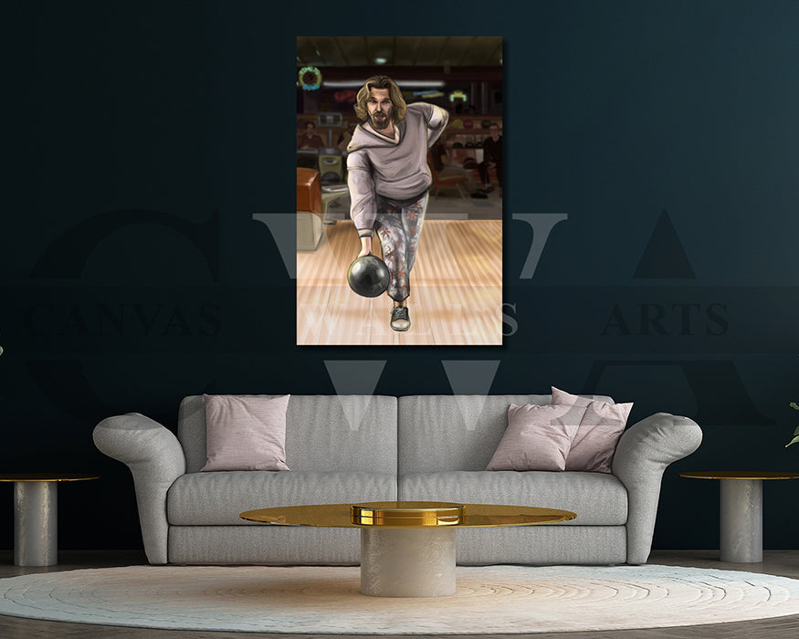 The Dude Canvas Wall Art
