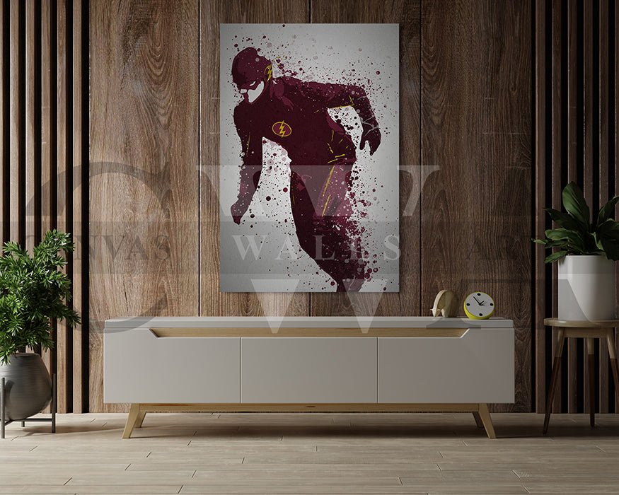 The Flash Canvas Wall Art