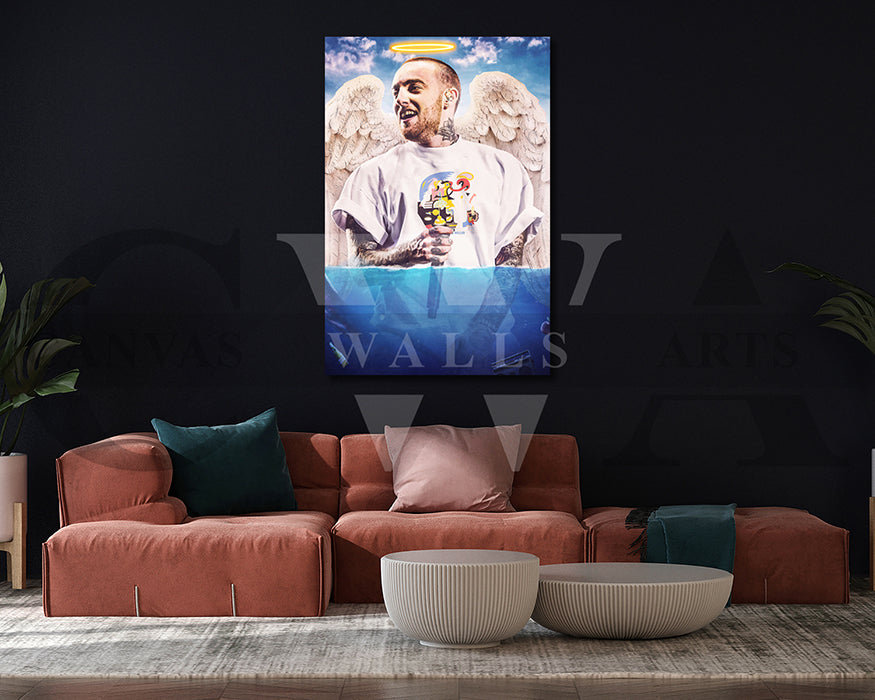 The Mac Miller Memoir Canvas Wall Art