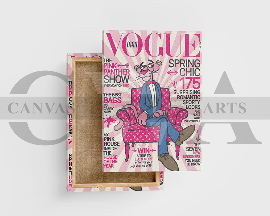 The Pink Panther Show Canvas Wall Art