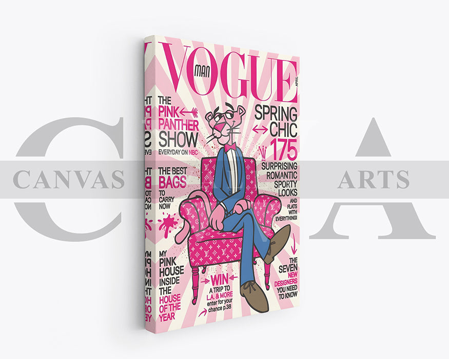 The Pink Panther Show Canvas Wall Art