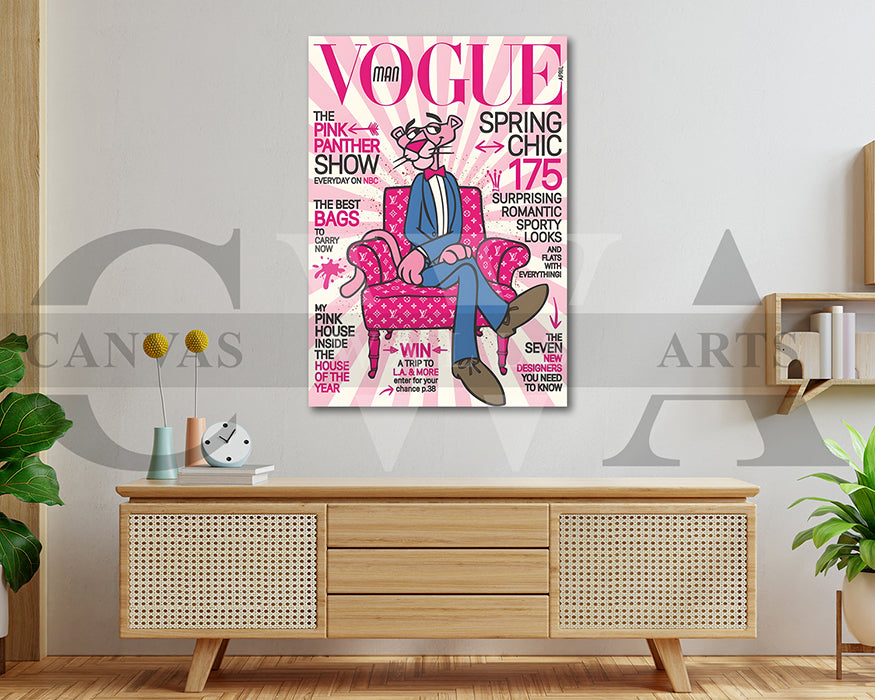 The Pink Panther Show Canvas Wall Art