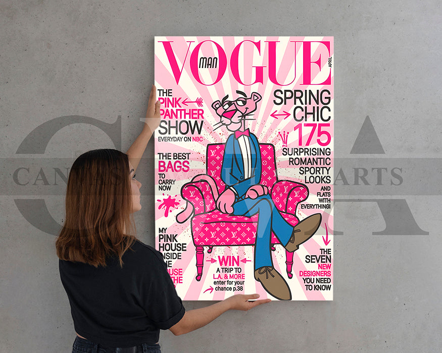 The Pink Panther Show Canvas Wall Art