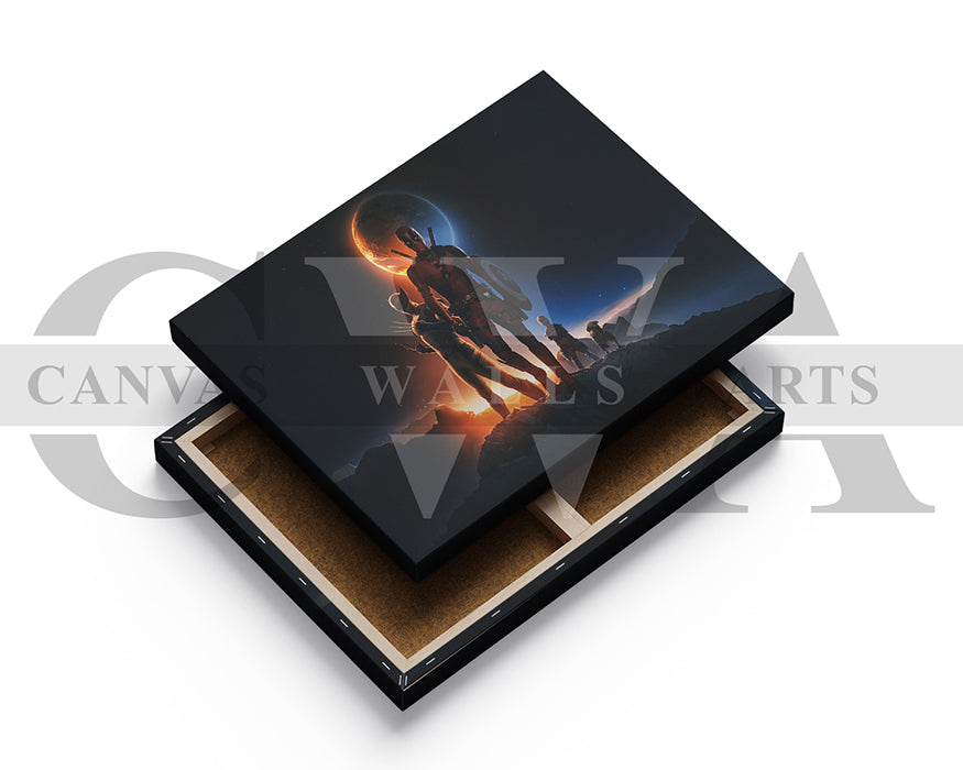 The Rise Of Deadpool And Wolverine Canvas Wall Art