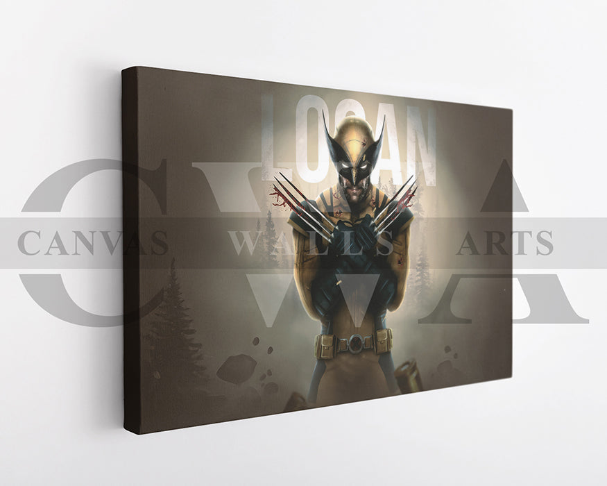 The Wolverine Strikes Back Canvas Wall Art